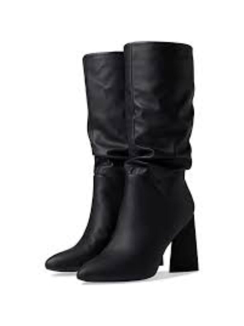 DOLCE Vita BNWOT women's "Wandah" ruched black boots sz 8 NEW pull on